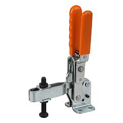 K0059 Kipp Toggle clamps vertical with safety interlock with flat foot