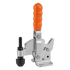 K0065 Kipp Toggle clamps vertical cam with flat foot