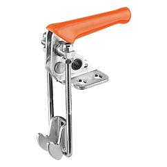 0082 Kipp Toggle clamps latch vertical with catch plate