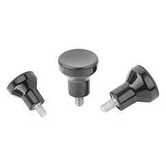 K1287 Kipp Mushroom knobs external thread