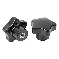 K1297 Kipp Five lobe grips with internal thread