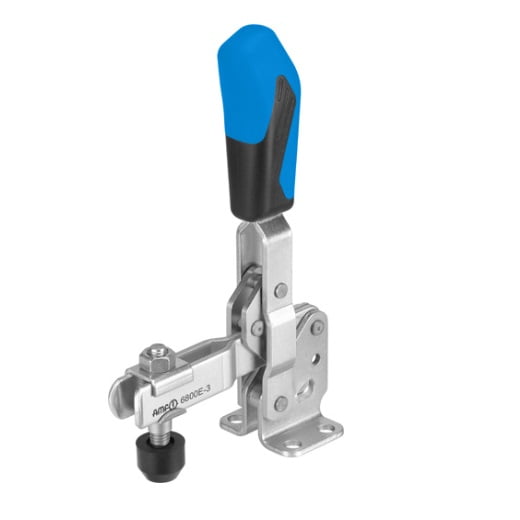 AMF 6800E Vertical Toggle Clamp with blue handle
