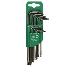 AMF Ball-ended TORX hexagon key with TORX hexagon keys 918-HT8C
