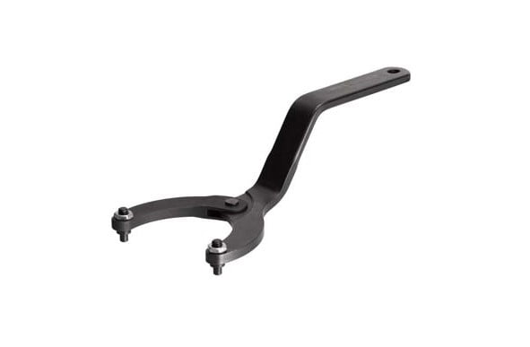 AMF 41053 Hinged Pin Wrench – 40mm Span, 4mm Pin Diameter, Special Steel Blued Finish, With Hanging Hole