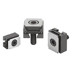 K0039 Kipp wedge clamps jaw face smooth or serrated