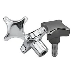 K0146 Kipp Palm grips stainless steel, similar to DIN 6335