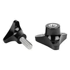 K0183 Kipp Triangular grips with high collar