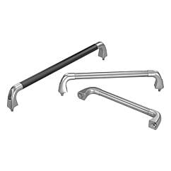 K0227 Kipp tubular handles stainless steel