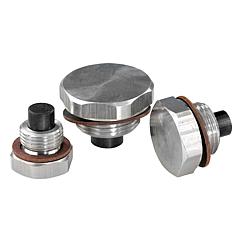 K0453 Kipp screw plugs aluminium with magnet
