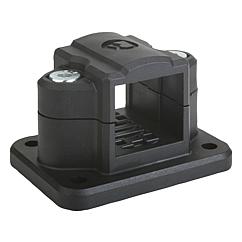 K0480 Kipp tube clamps, flange, plastic