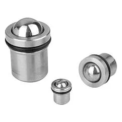 K0582 Kipp Spring plungers with detent ring