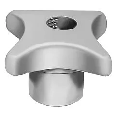K0683 Kipp Palm grips quick-acting, grey cast iron