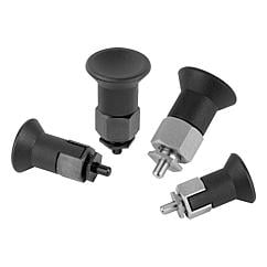 K0735 Kipp indexing plungers for thin-walled parts