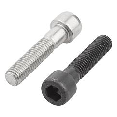 K0869 Kipp Socket head screws DIN 912 / DIN EN ISO 4762, steel or stainless steel