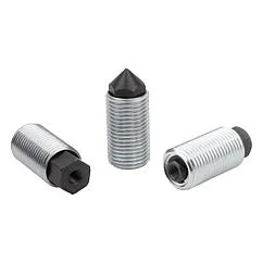K0977 Kipp spring plungers push-pull with rotation lock