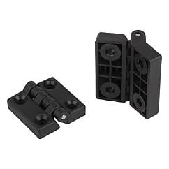 K1004 Kipp hinges plastic with fastening holes