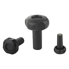 K1088 Kipp Star grips with extended hub