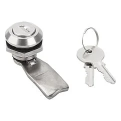 K1107 Kipp quarter-turn locks, stainless steel, lockable