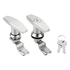 K1109 Kipp quarter-turn locks, stainless steel with T-grip