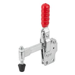 K1251 Toggle clamps vertical with straight foot and full holding arm
