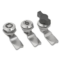 K1351 Kipp quarter-turn locks, stainless steel small version