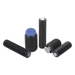 K0290 Kipp self-aligning pads adjustable, with O-ring and hexagon socket