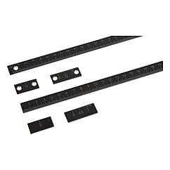 K0757 Kipp Linear scales self adhesive or with screw holes, aluminium