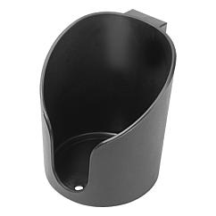 K1632 Kipp Cup holder plastic, antistatic for aluminium profiles, closed or open