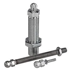 K0421 Kipp swivel feet threaded spindles