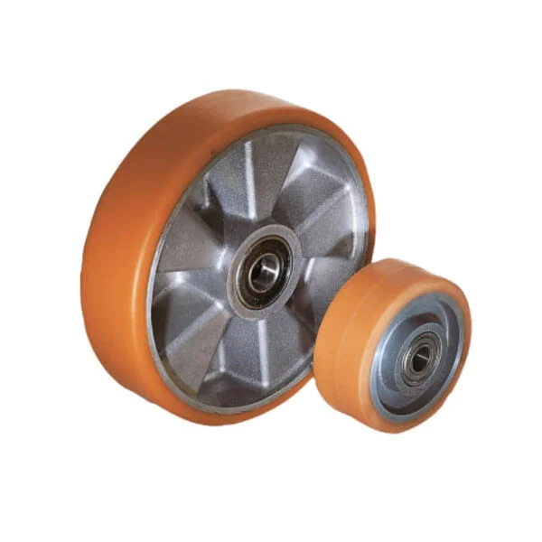 K1780 Kipp Wheels aluminium rims with injection-moulded tread