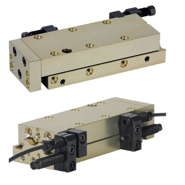 Norelem 20034 Linear modules pneumatic with rail guide