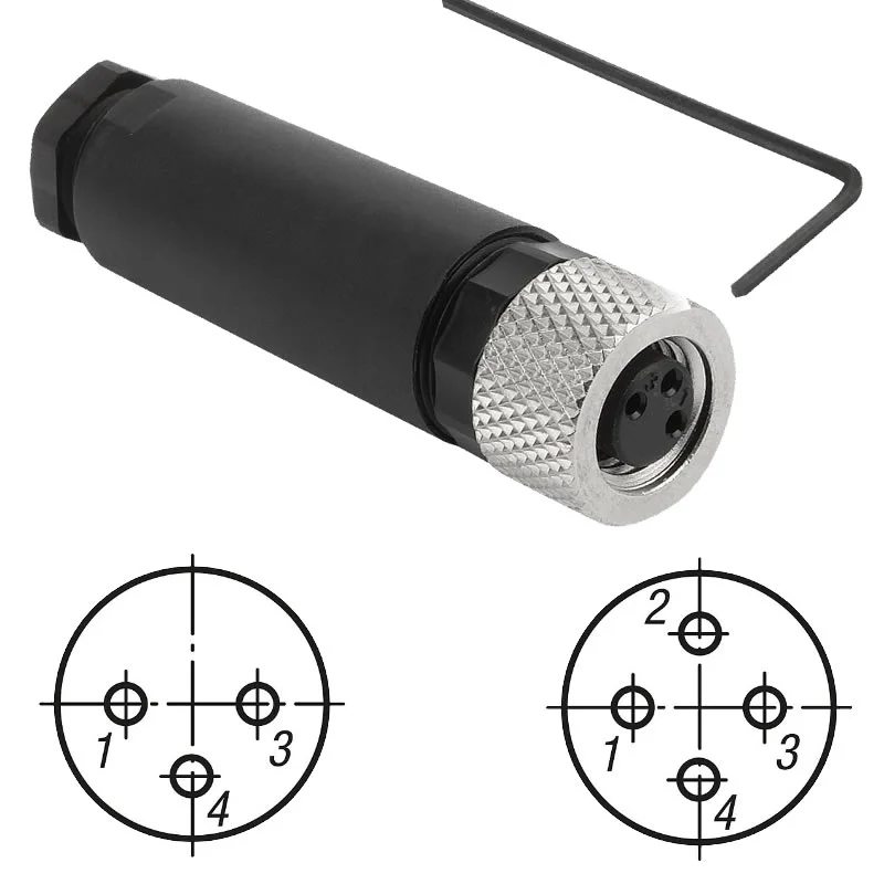 Norelem 80100_A Connectors convertible with screw fitting, Form A