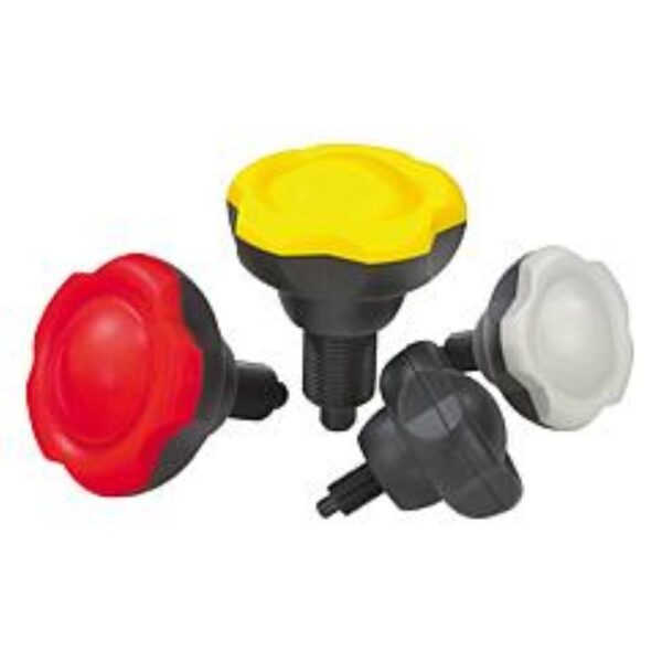 K0245 Kipp indexing plungers with five lobe grip