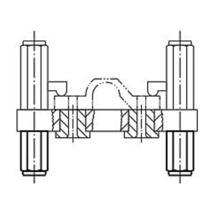 K0301 Kipp fixture feet with internal thread - Image 2