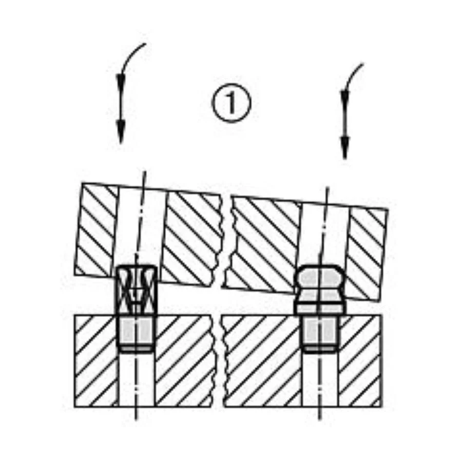 K0351 Kipp locating pins with flattened ball-end Form D - Image 2