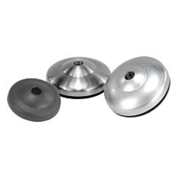 K0428 Kipp levelling feet plates ECO die-cast zinc, stainless steel or plastic