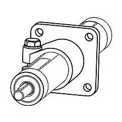 K0499 Kipp linear actuator connector clamps, stainless steel base - Image 3
