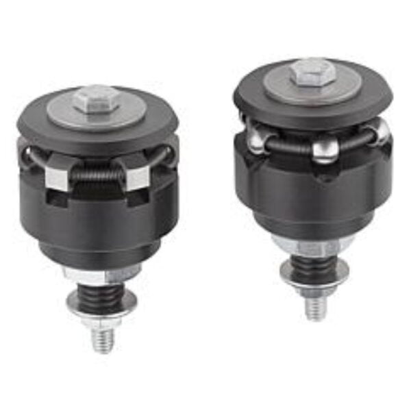 K0644 Kipp centring clamps with ball or hexagon segments