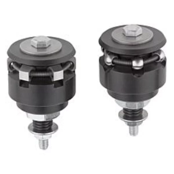 K0644 Kipp centring clamps with ball or hexagon segments