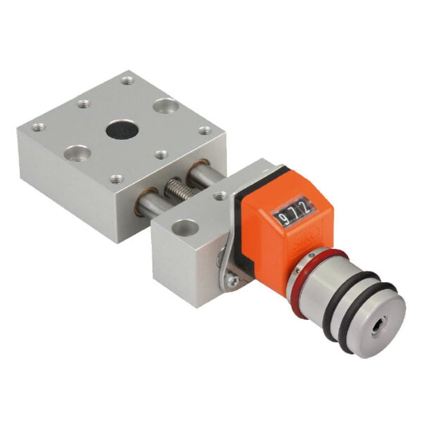 Norelem 21102 Positioning stages, short with position indicator