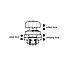 K1064 Kipp ball lock pin with twist knob - Image 2