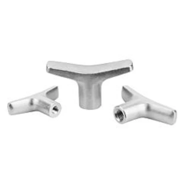 K1203 Kipp T-grips stainless steel