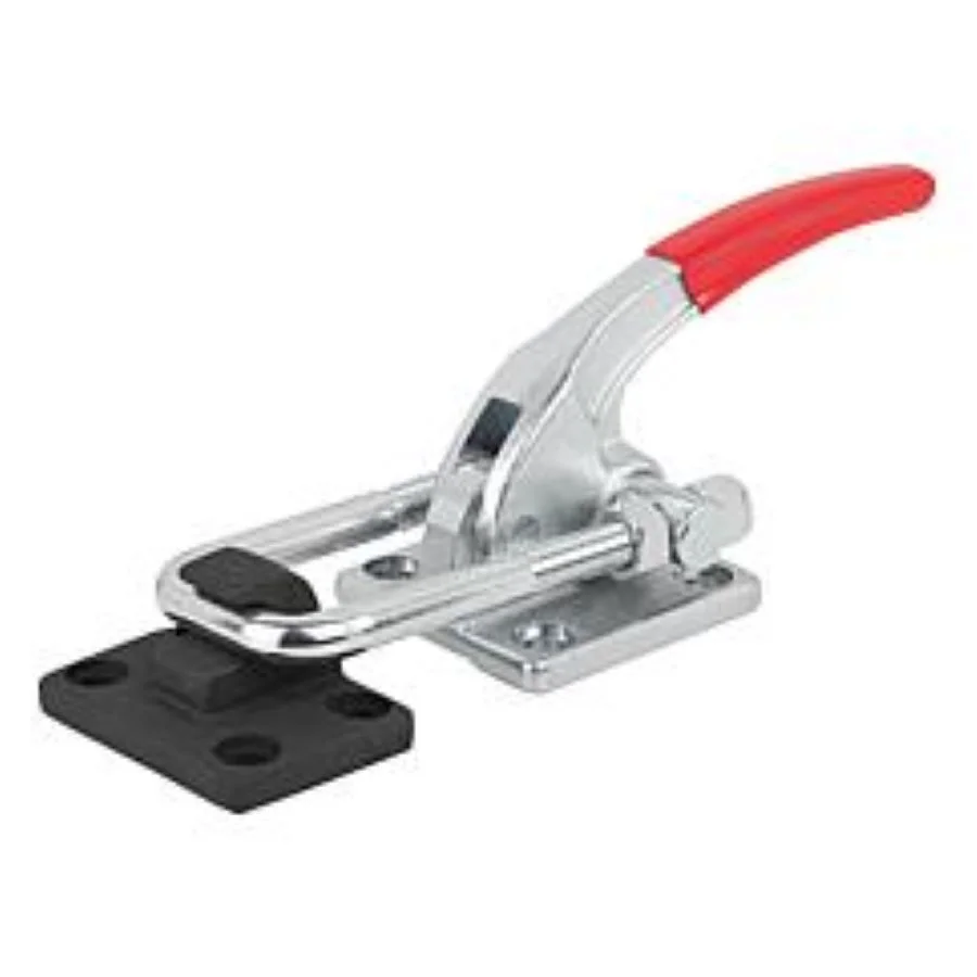 K1268 Kipp toggle clamps latch horizontal heavy-duty with catch plate