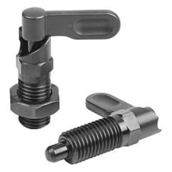 K1284 Kipp cam-action indexing plungers with stop