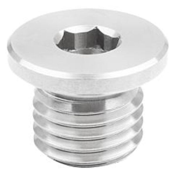 K1462 Kipp locating bushes with collar, stainless steel for ball lock pins