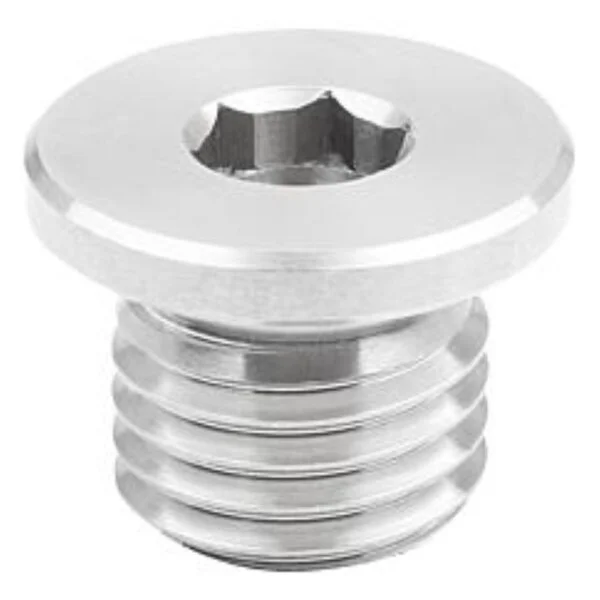 K1462 Kipp locating bushes with collar, stainless steel for ball lock pins
