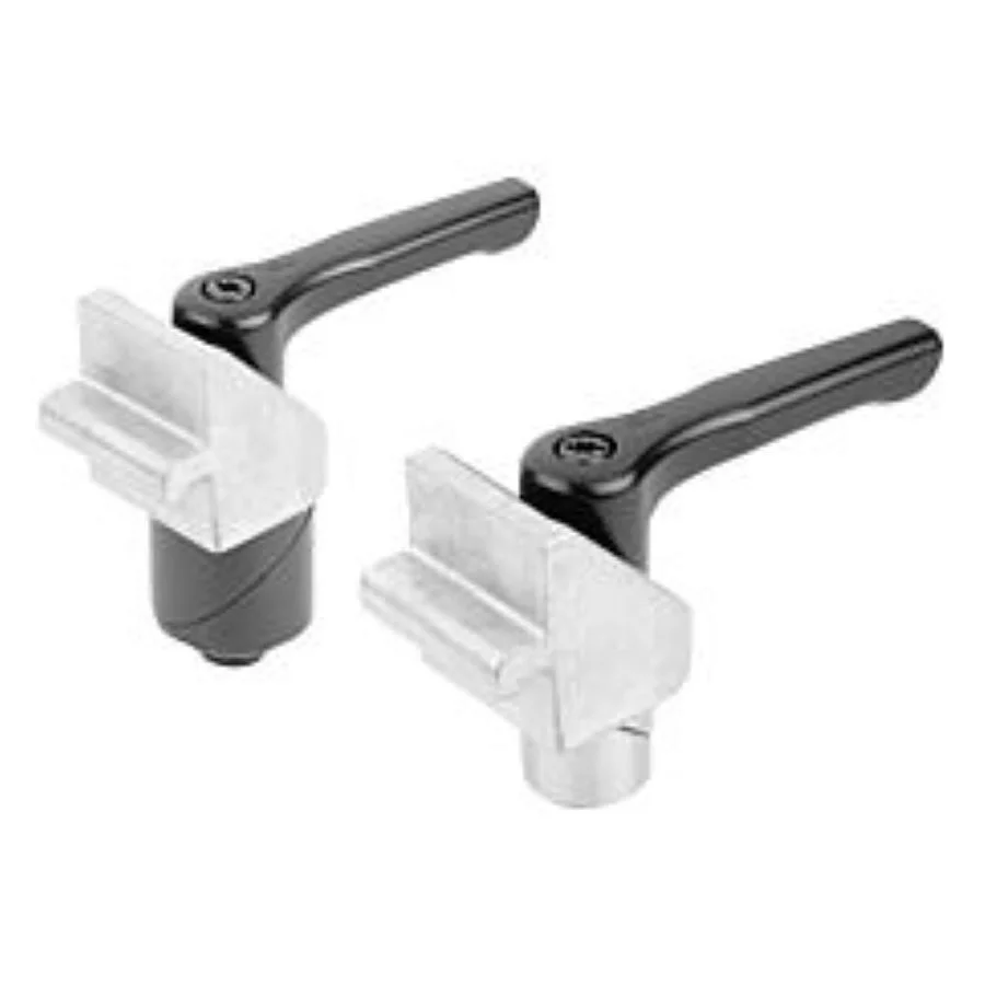 K1505 Kipp clamping pin, steel or stainless steel with clamping angle