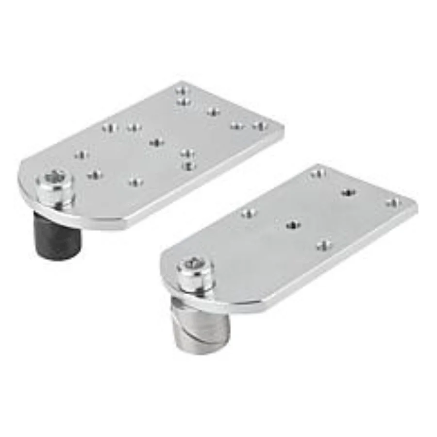 K1506 Kipp clamping pin, steel or stainless steel with adapter plate