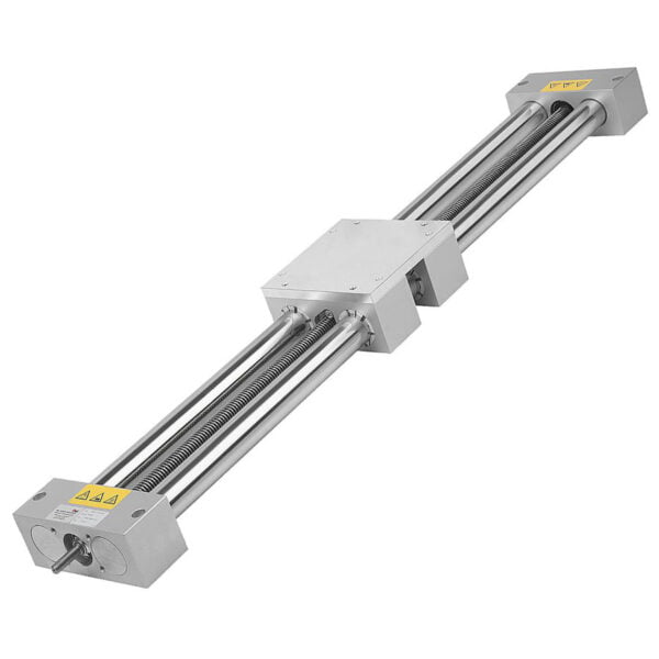 Norelem 21250-01 Double tube linear actuator with mounting bracket