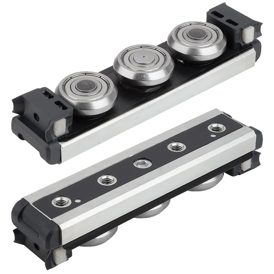 Norelem 21322 Roller guide carriage steel